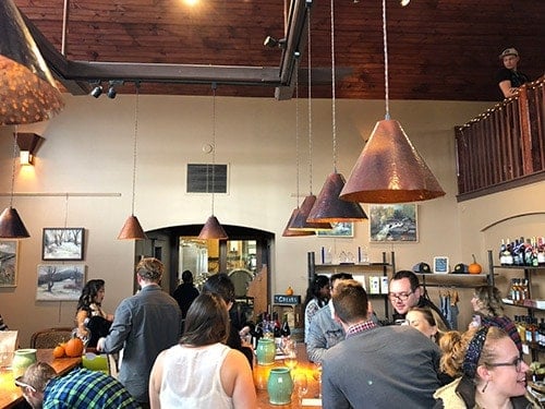 tasting room at Shelburne Vineyard