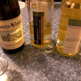 lineup up of Michigan wines.
