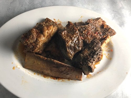 short ribs on a platter