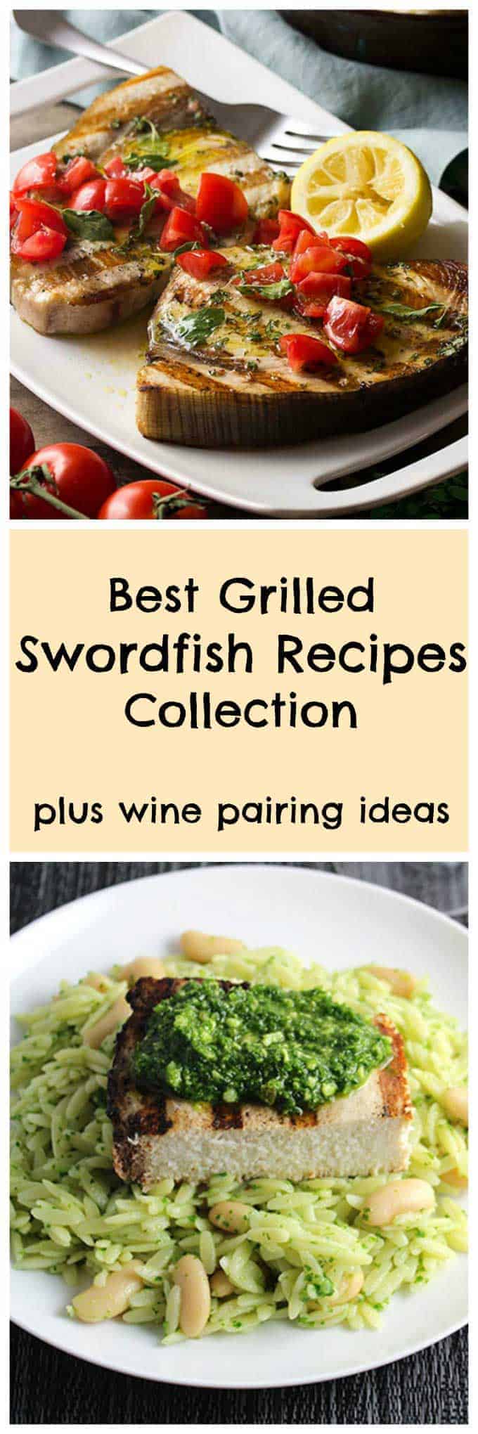 collection of grilled swordfish recipes