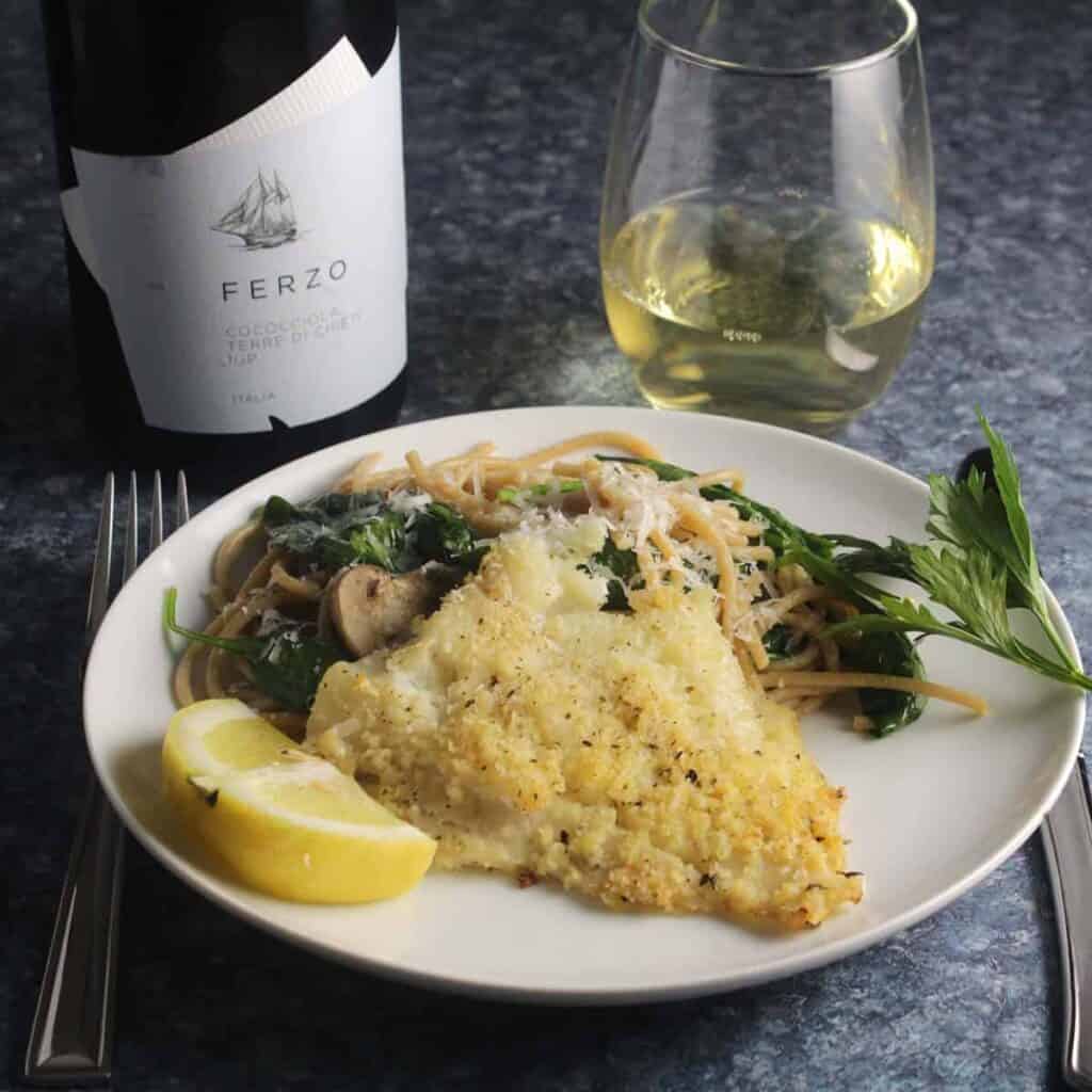 Baked Haddock with Pasta and White Wine from Abruzzo ItalianFWT