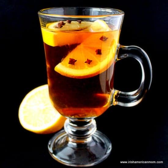 hot whiskey infused with lemon.