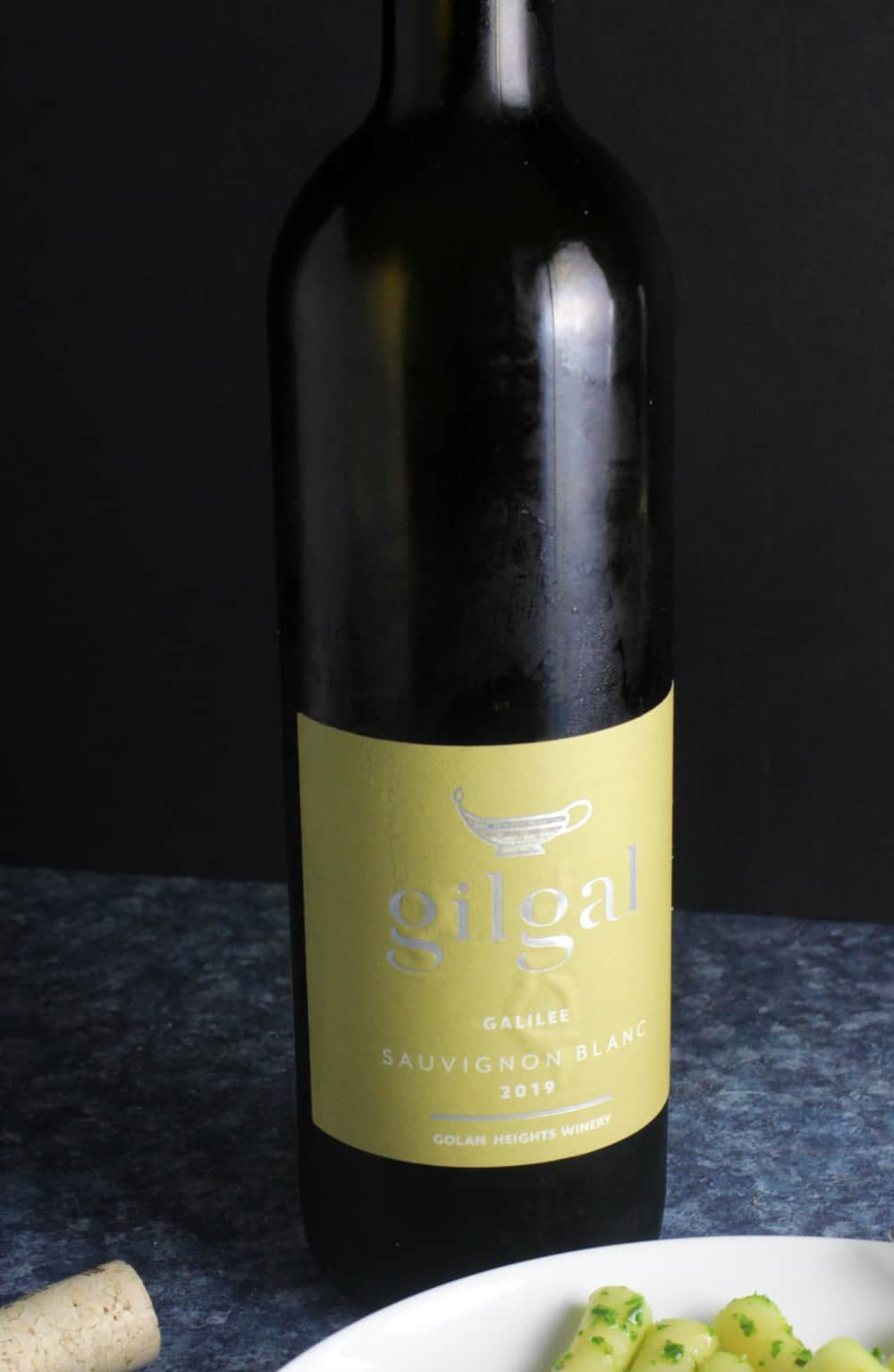 bottle of Gilgal Sauvignon Blanc.