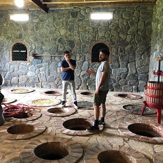 winemaking at Chubini winery