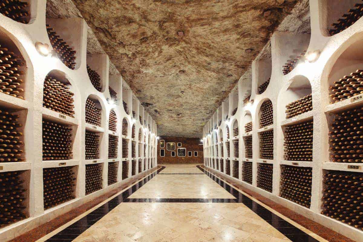 underground wine collection