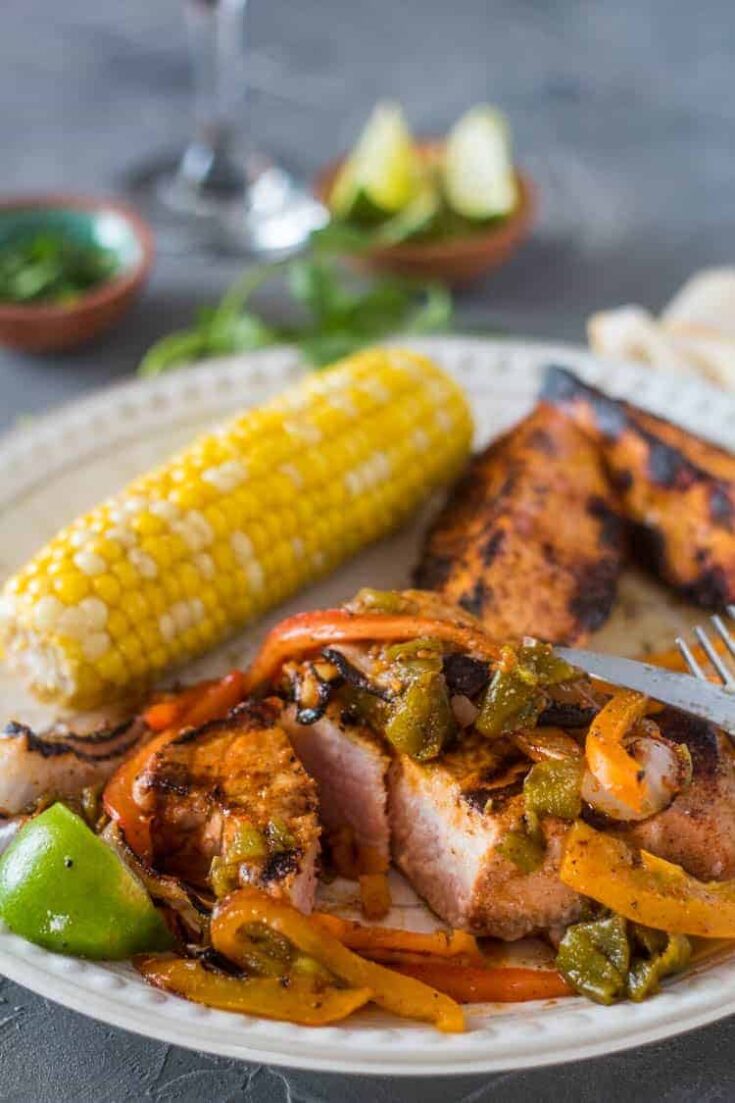 Image for Citrus-Marinated Pork Chops with Hatch Chile