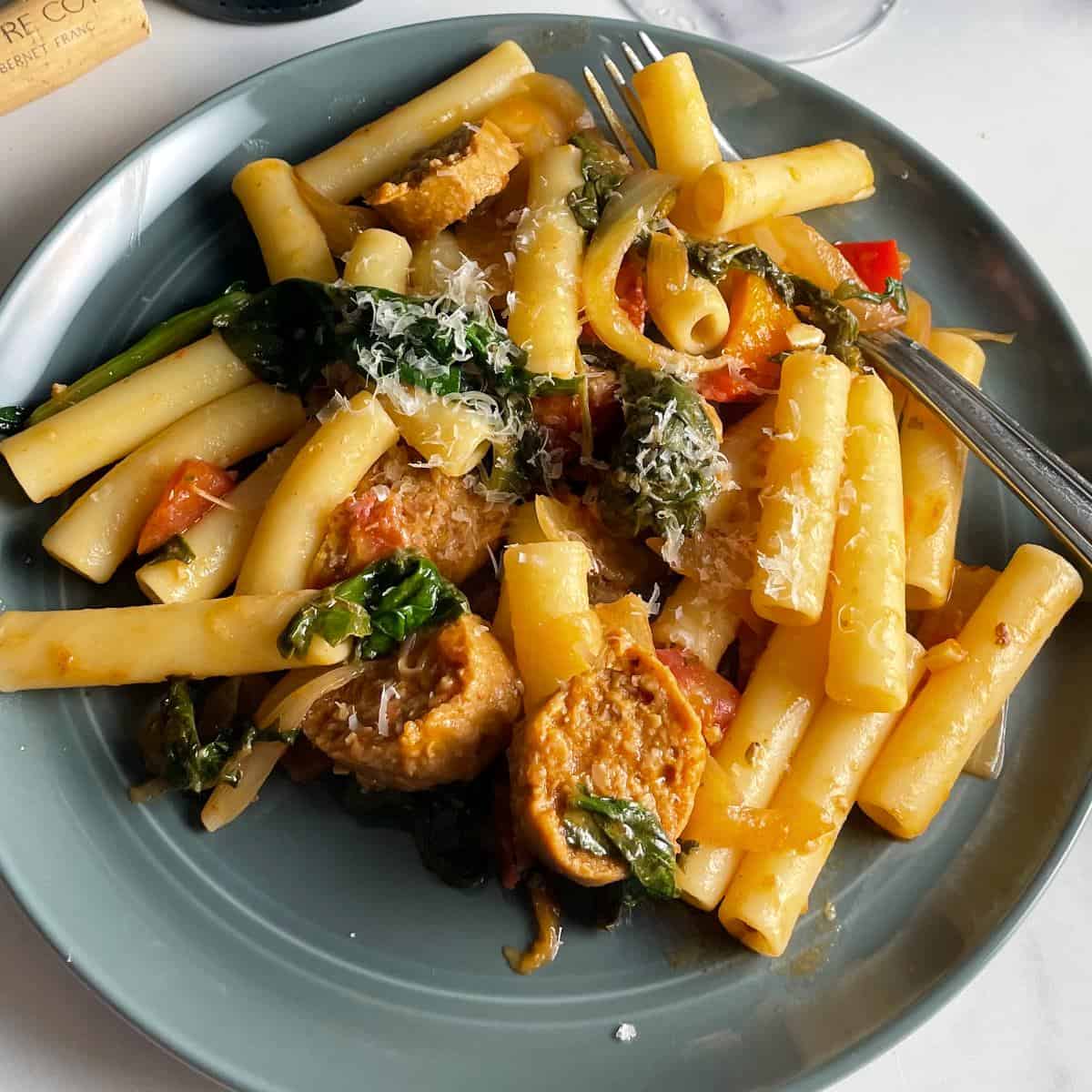 Vegan Italian Sausage Pasta - SideChef