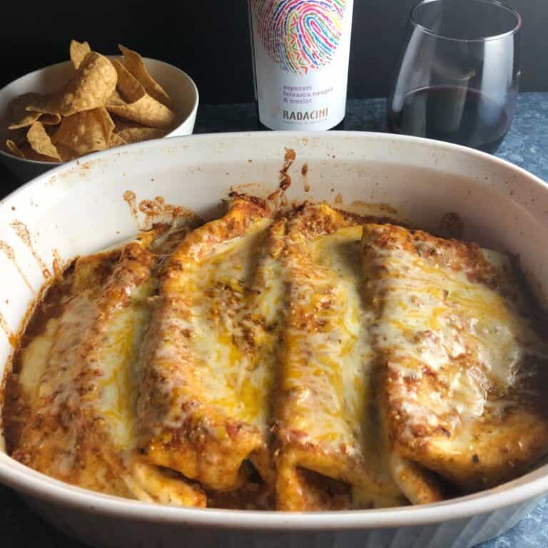 Wine Pairing for Enchiladas Cooking Chat
