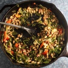 Black-Eyed Peas with Collard Greens -image
