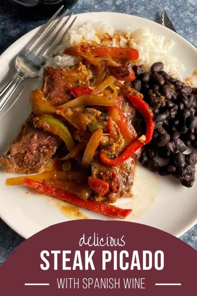 Steak Picado Recipe with Spanish Wine Cooking Chat