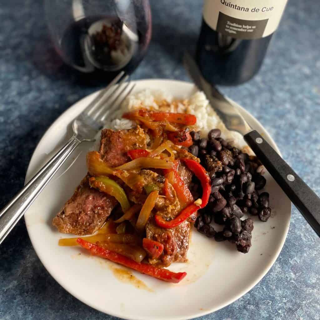 Steak Picado Recipe with Spanish Wine Cooking Chat