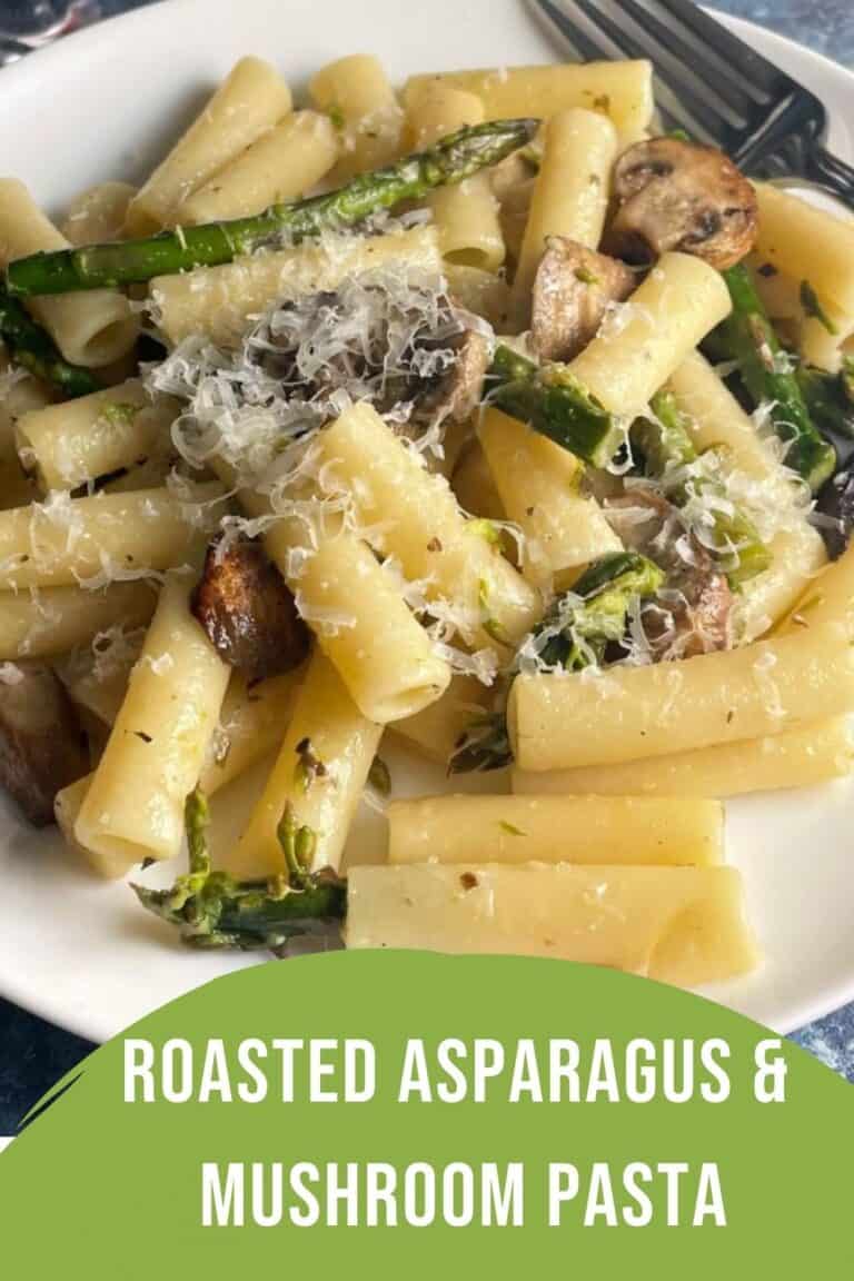 Roasted Asparagus and Mushroom Pasta Cooking Chat