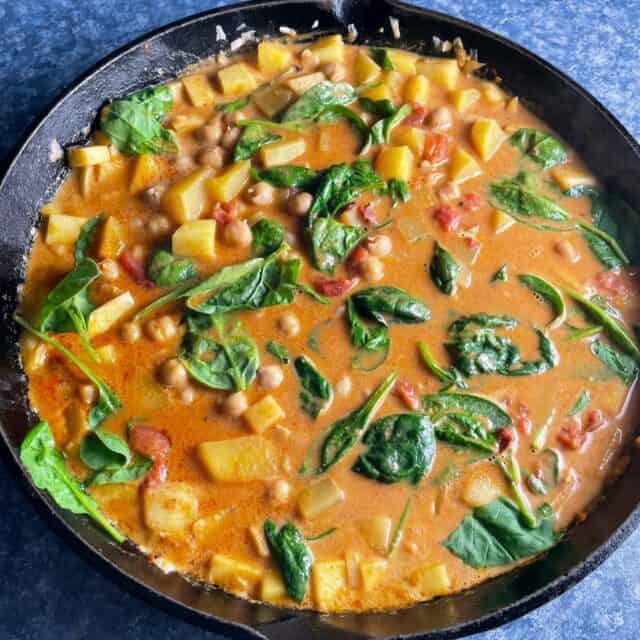 Butternut Squash Chickpea Curry - Cooking Chat