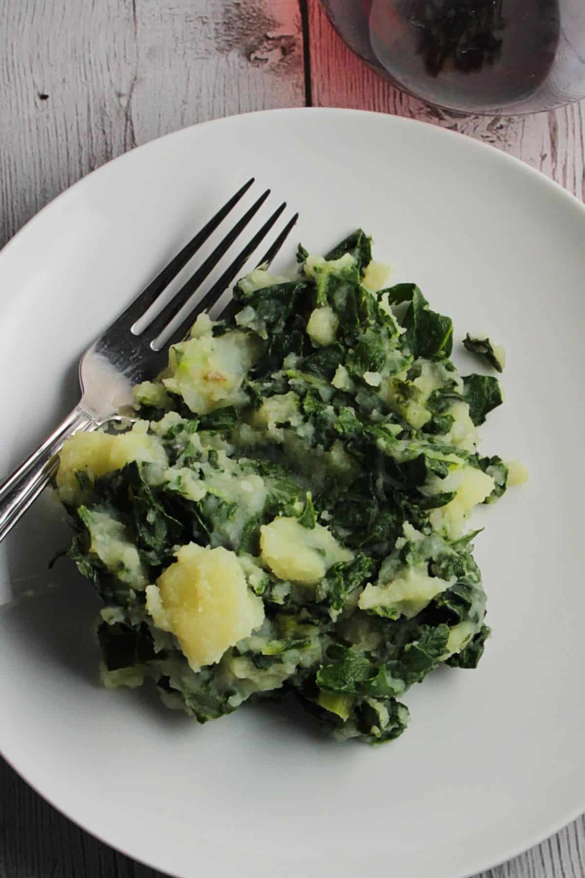 Lidia's Swiss Chard Potatoes - Cooking Chat