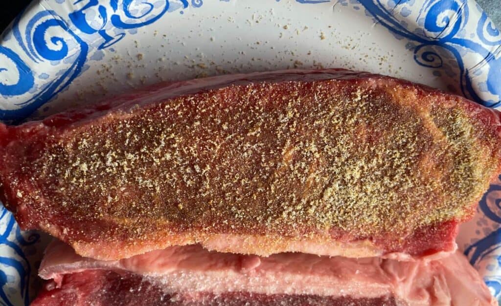 NY Strip Steak with Garlic Cumin Spice Rub Cooking Chat