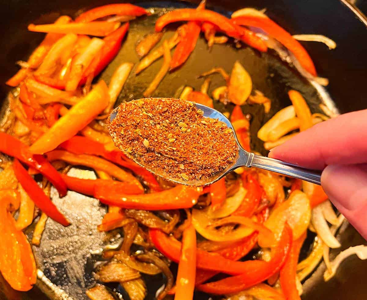 Leftover Steak Fajitas Cooking Chat