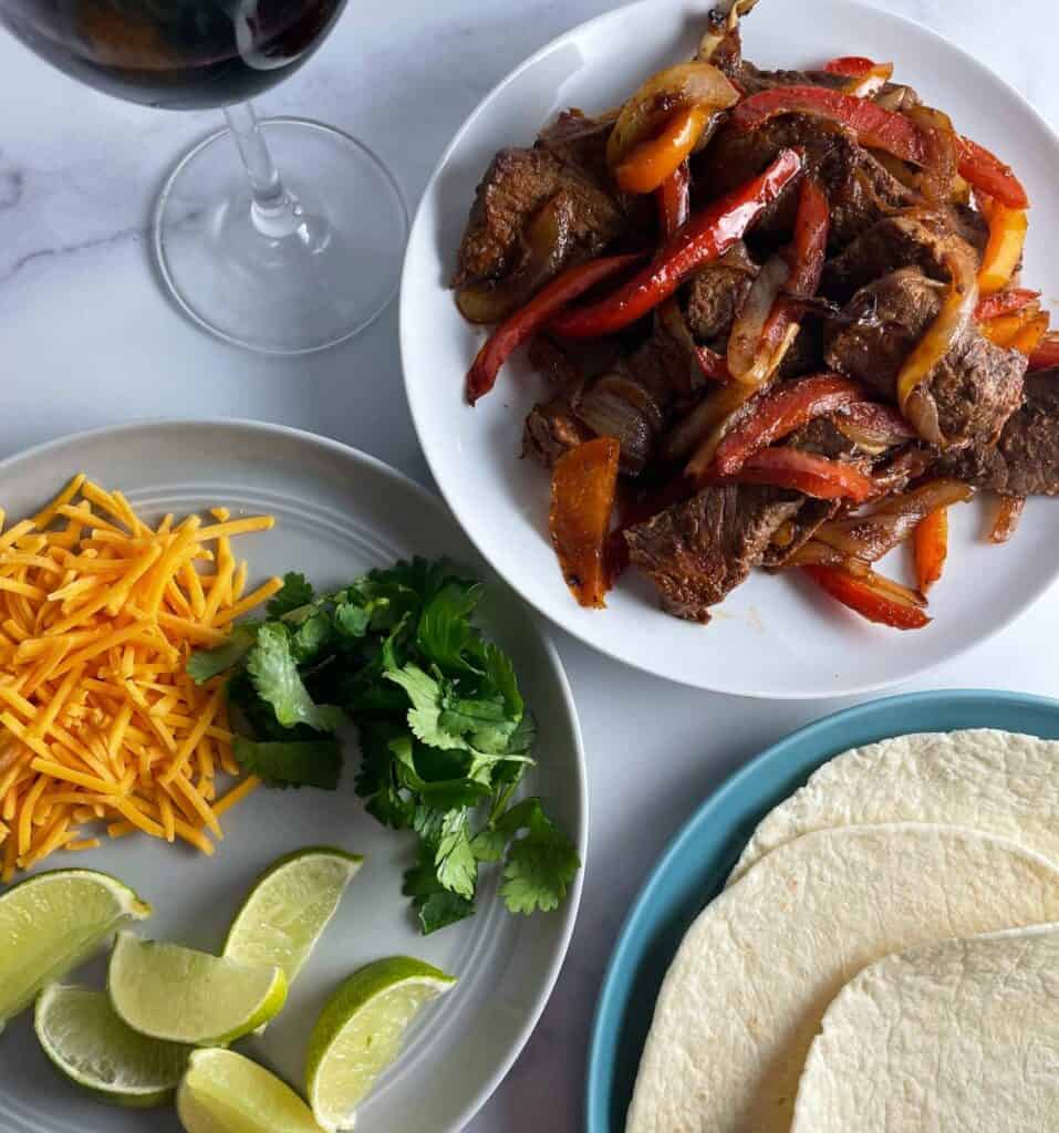 Leftover Steak Fajitas Cooking Chat