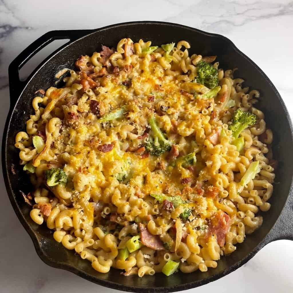 Easy Ham and Cheese Pasta Bake Cooking Chat