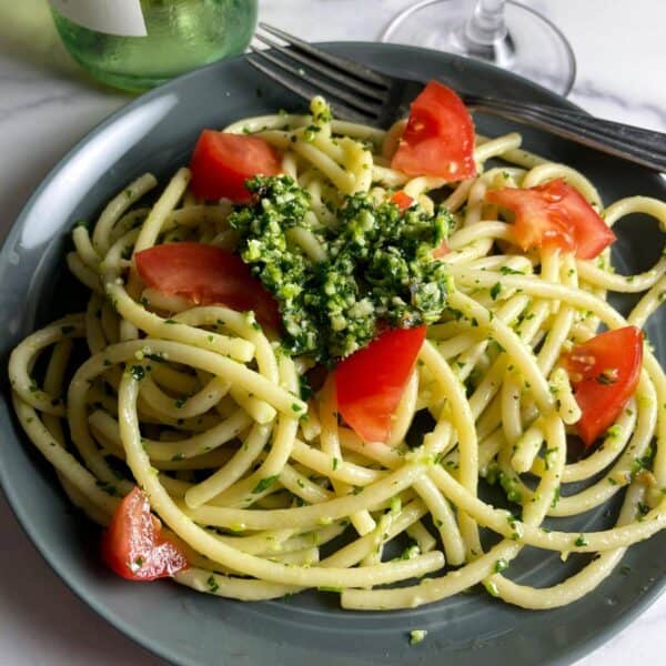 Easy Garlic Scape Pesto Recipe - Cooking Chat