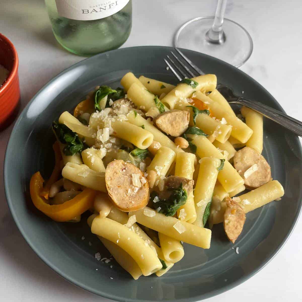 Italian Turkey Sausage Pasta - DeLallo